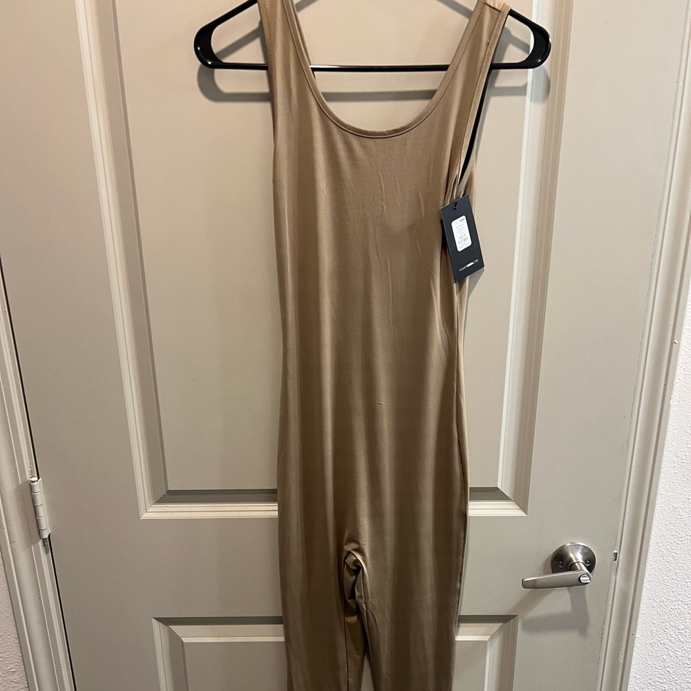 Tan Jumpsuit
